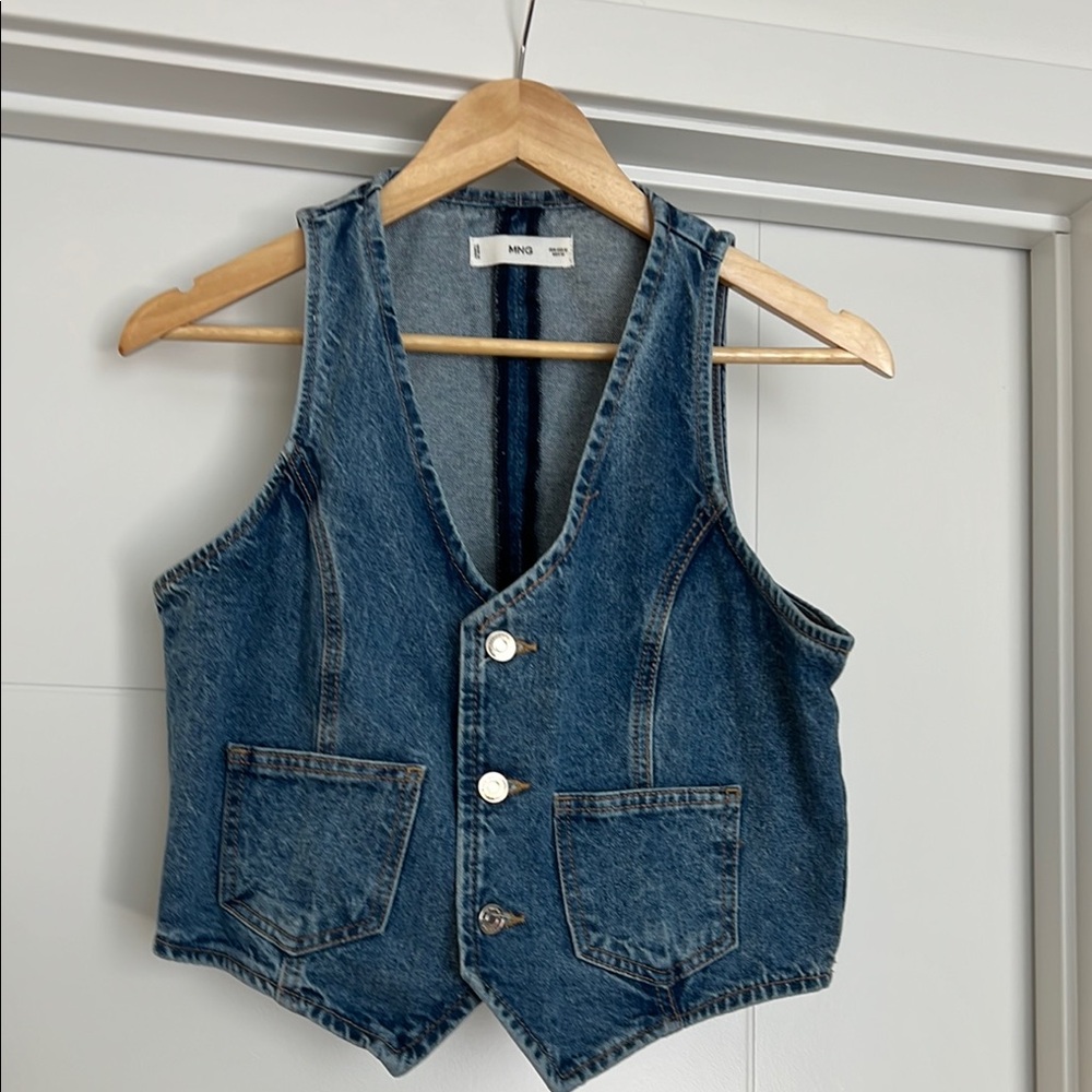 Mango Denim Vest